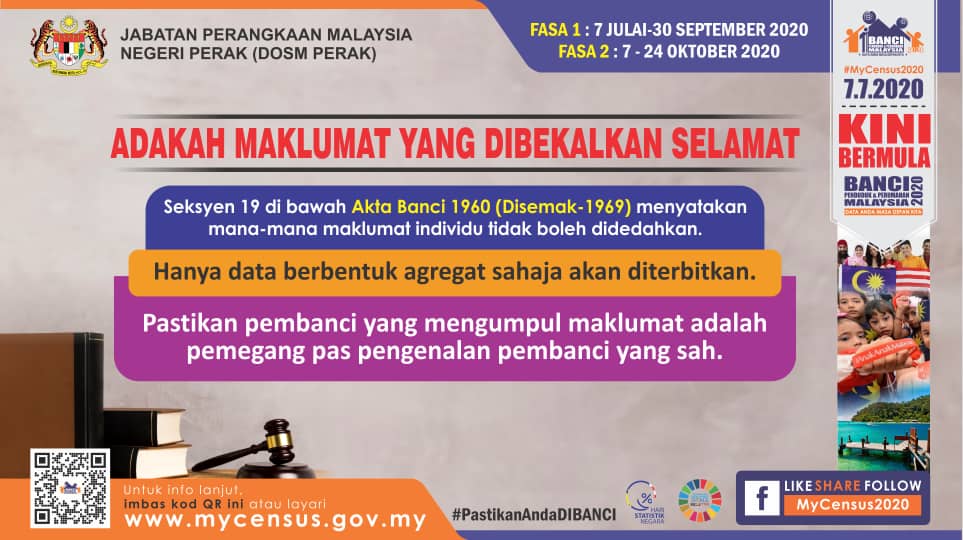 Siaran Banci Penduduk & Perumahan 2020