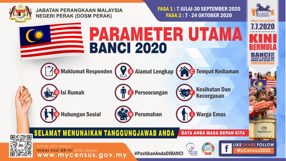 Siaran Banci Penduduk & Perumahan 2020